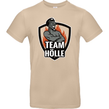 PC-WELT PC-Welt - Team Hölle sw T-Shirt B&C EXACT 190 - Sand