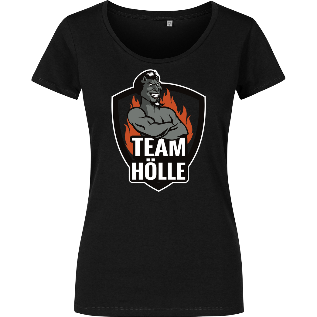 PC-WELT PC-Welt - Team Hölle sw T-Shirt Girlshirt schwarz