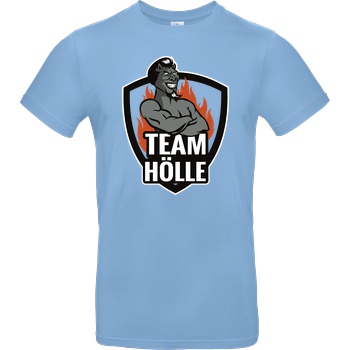 PC-WELT PC-Welt - Team Hölle sw T-Shirt B&C EXACT 190 - Sky Blue