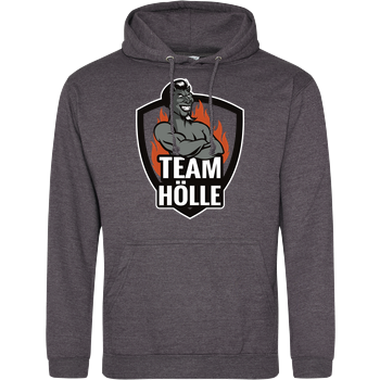 PC-Welt - Team Hölle sw JH Hoodie - Dark heather grey