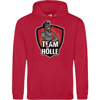 PC-Welt - Team Hölle sw JH Hoodie - red