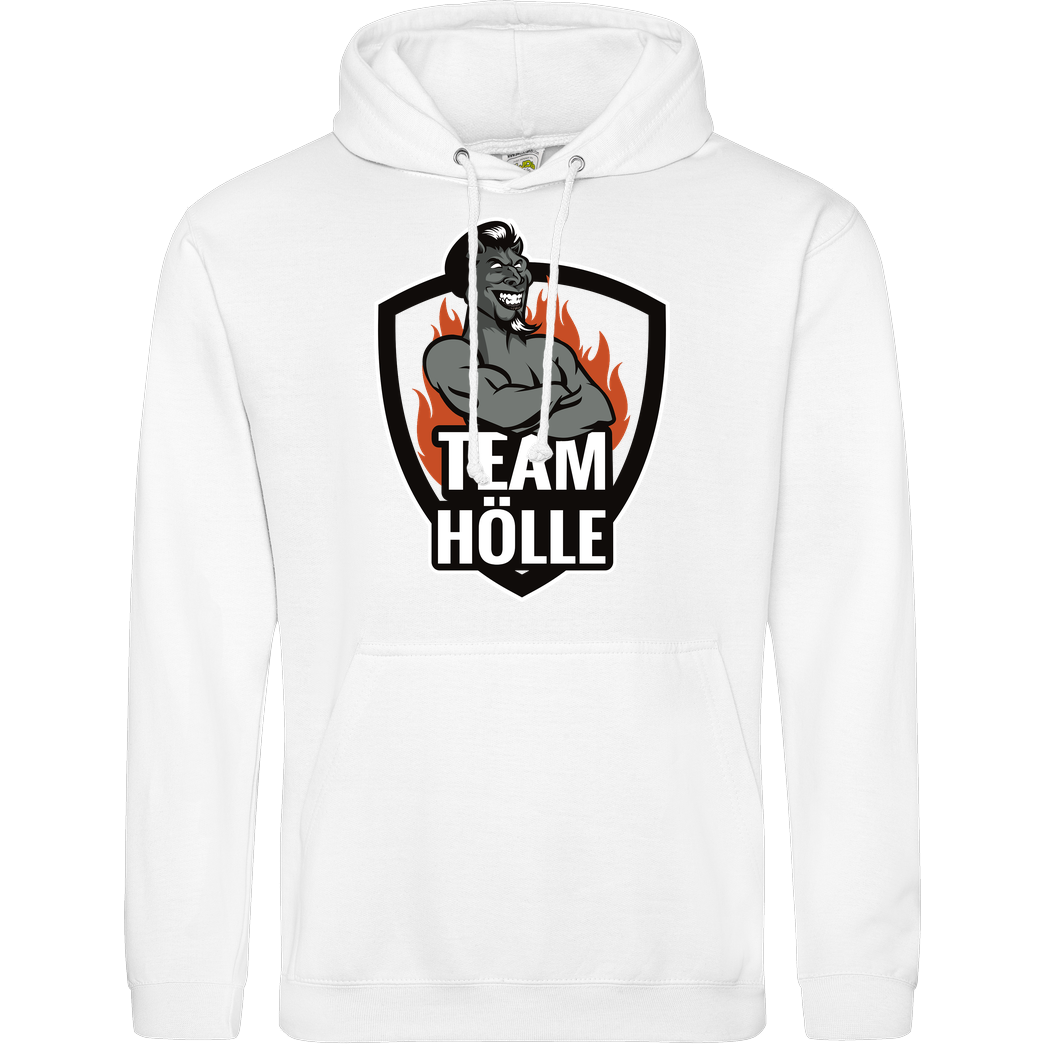 PC-WELT PC-Welt - Team Hölle sw Sweatshirt JH Hoodie - Weiß