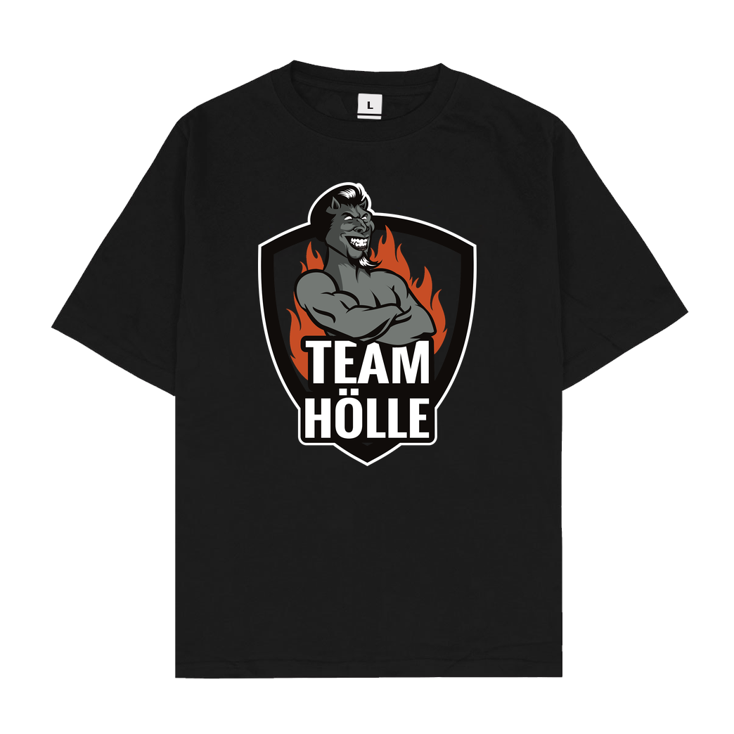 PC-WELT PC-Welt - Team Hölle sw T-Shirt Oversize T-Shirt - Black