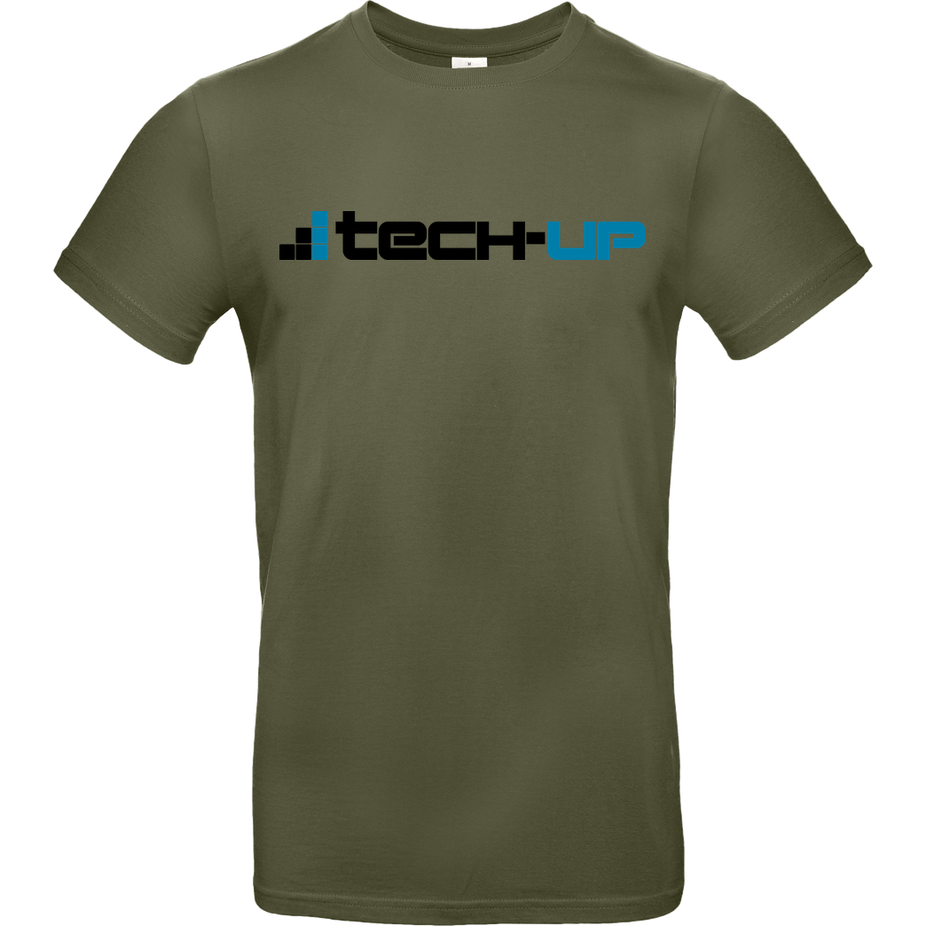 PC-WELT PC-Welt - Tech-Up Logo T-Shirt B&C EXACT 190 - Khaki