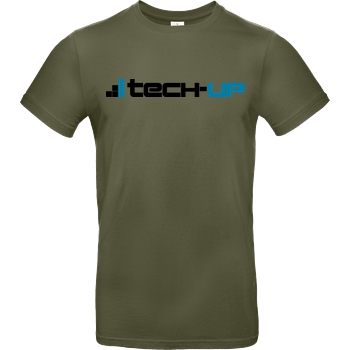 PC-WELT PC-Welt - Tech-Up Logo T-Shirt B&C EXACT 190 - Khaki