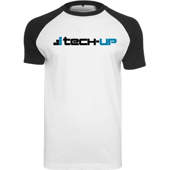 PC-WELT PC-Welt - Tech-Up Logo T-Shirt Raglan Tee white