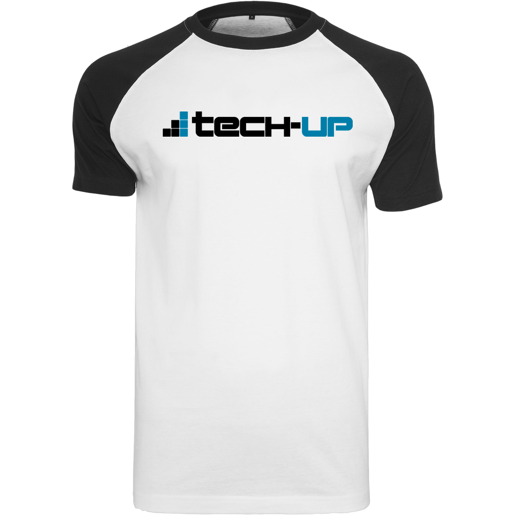PC-WELT PC-Welt - Tech-Up Logo T-Shirt Raglan Tee white