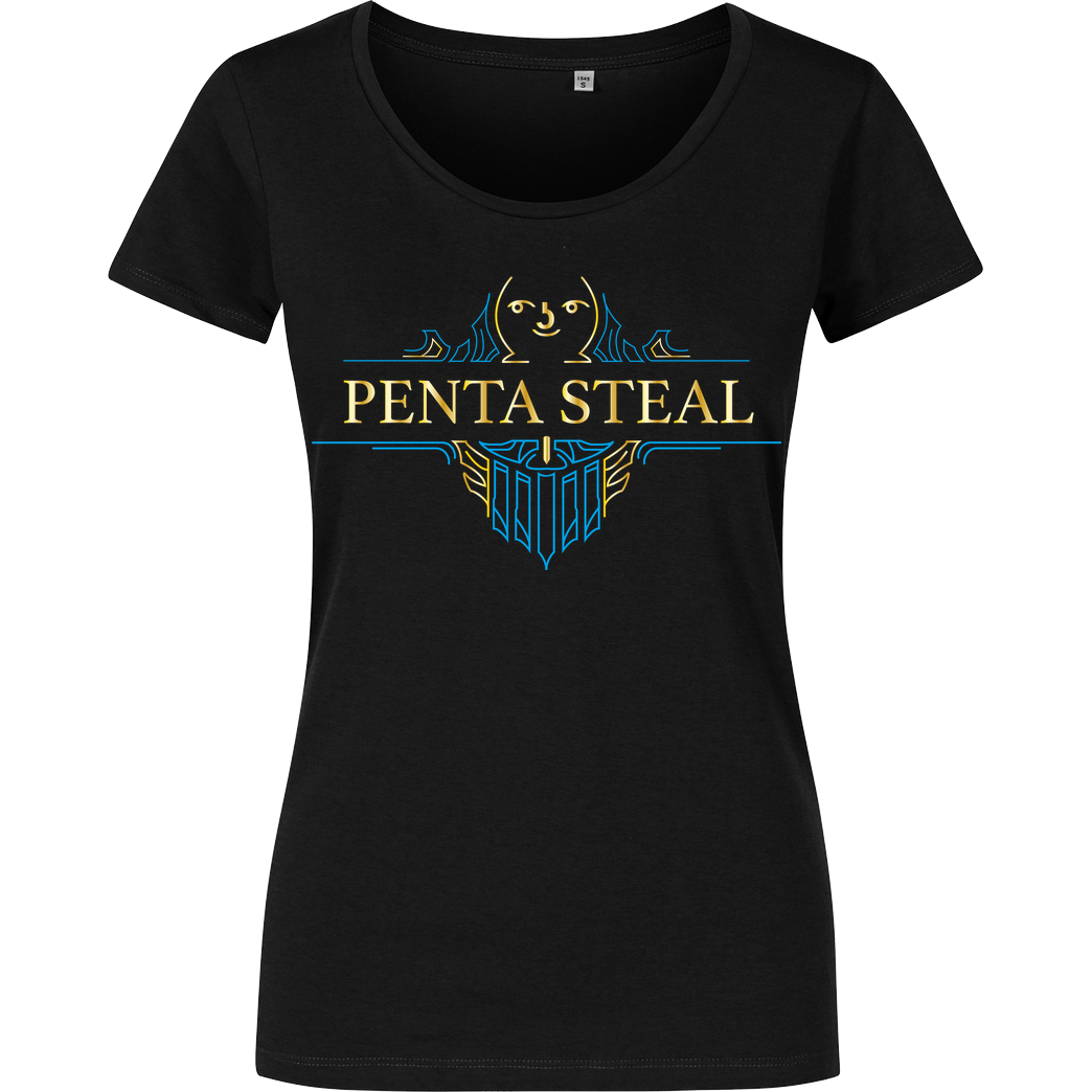 IamHaRa Pentasteal T-Shirt Girlshirt schwarz