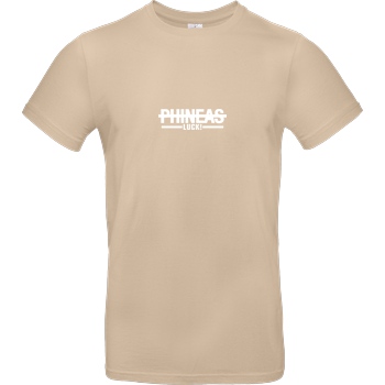 PhineasFIFA PhineasFIFA - Phineas Luck! T-Shirt B&C EXACT 190 - Sand