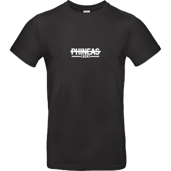 PhineasFIFA PhineasFIFA - Phineas Luck! T-Shirt B&C EXACT 190 - Black