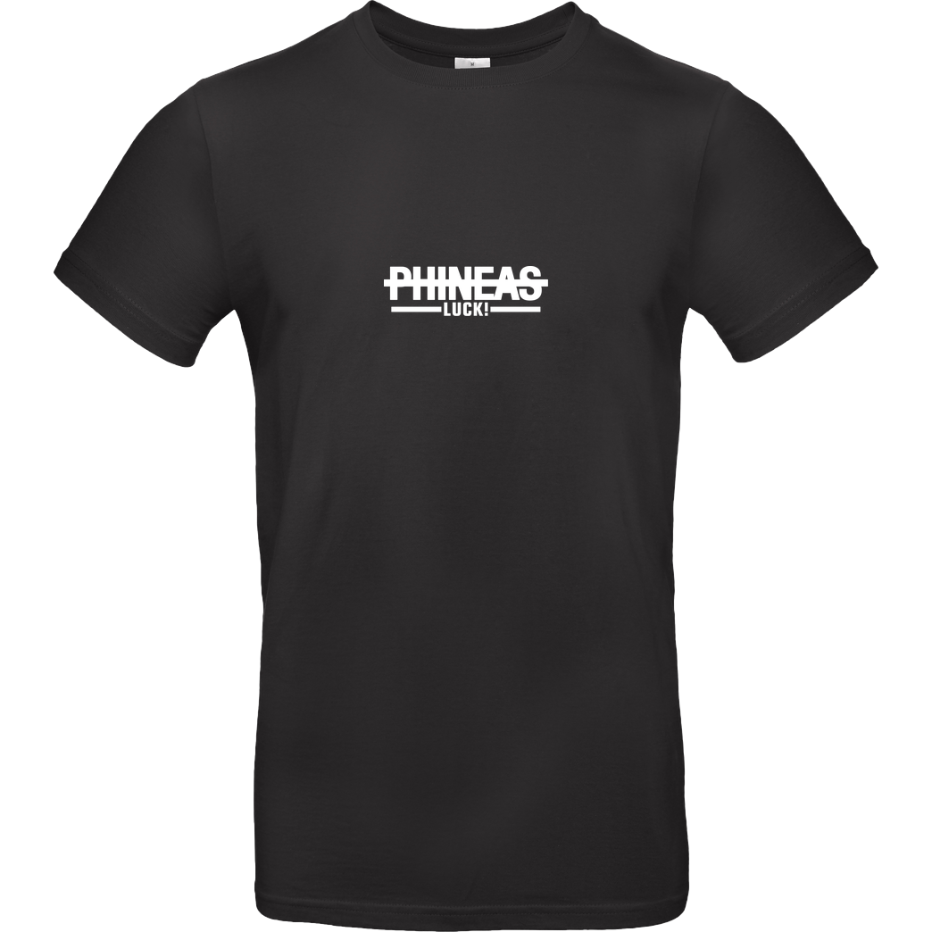 PhineasFIFA PhineasFIFA - Phineas Luck! T-Shirt B&C EXACT 190 - Black