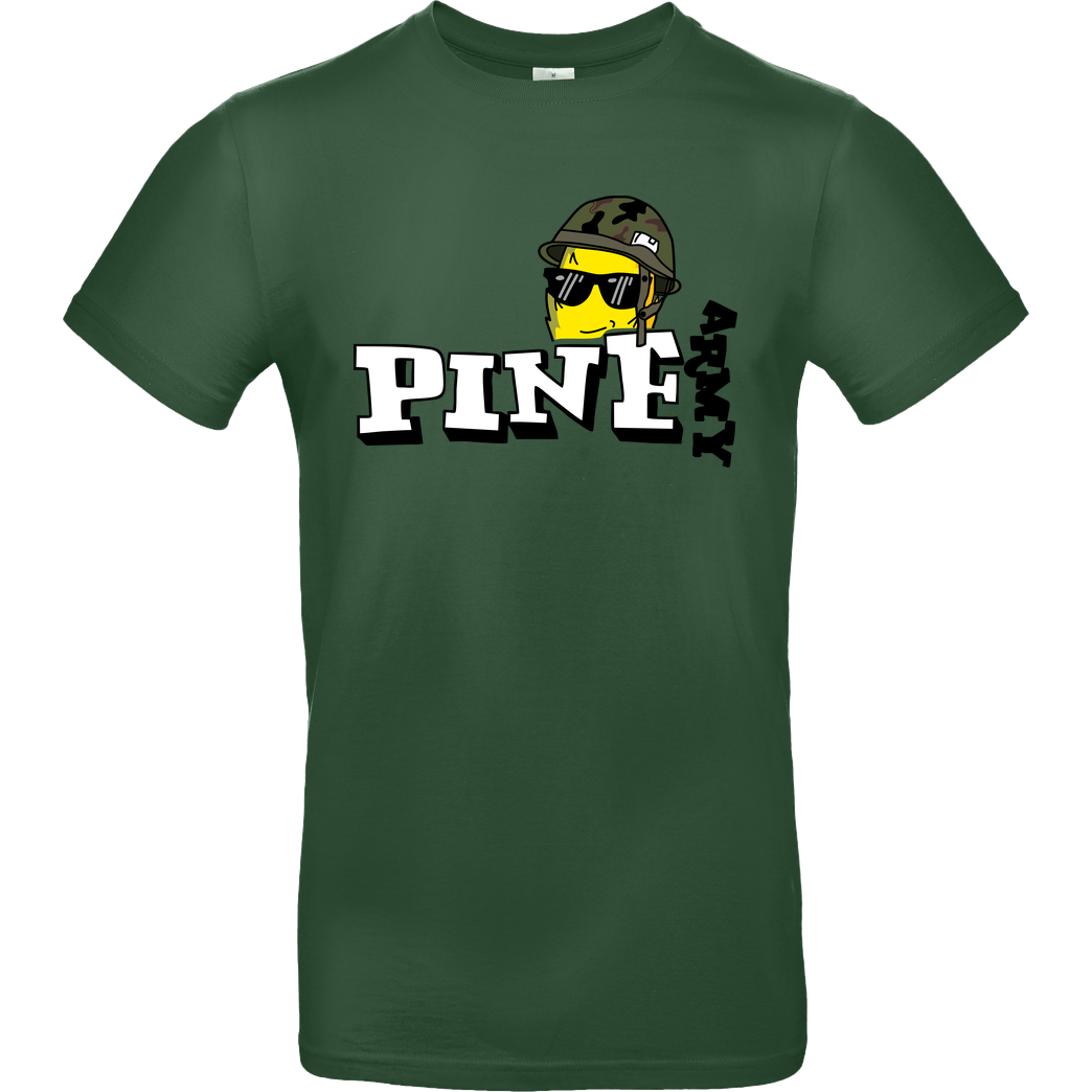 Pine Pine - Army T-Shirt B&C EXACT 190 -  Bottle Green