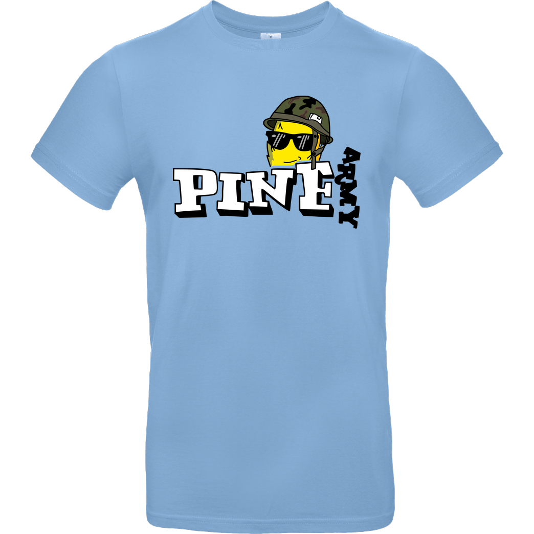 Pine Pine - Army T-Shirt B&C EXACT 190 - Sky Blue