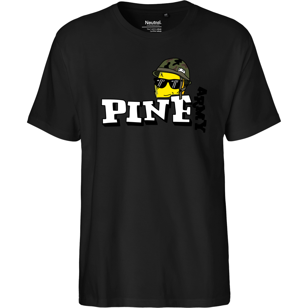 Pine Pine - Army T-Shirt Fairtrade T-Shirt - black