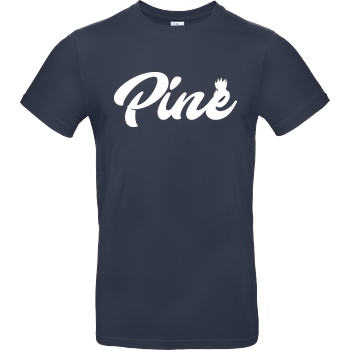 Pine Pine - Logo T-Shirt B&C EXACT 190 - Navy