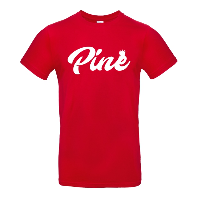 Pine - Pine - Logo - T-Shirt - B&C EXACT 190 - Red