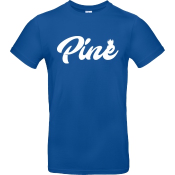 Pine Pine - Logo T-Shirt B&C EXACT 190 - Royal Blue