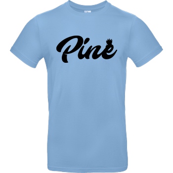 Pine Pine - Logo T-Shirt B&C EXACT 190 - Sky Blue