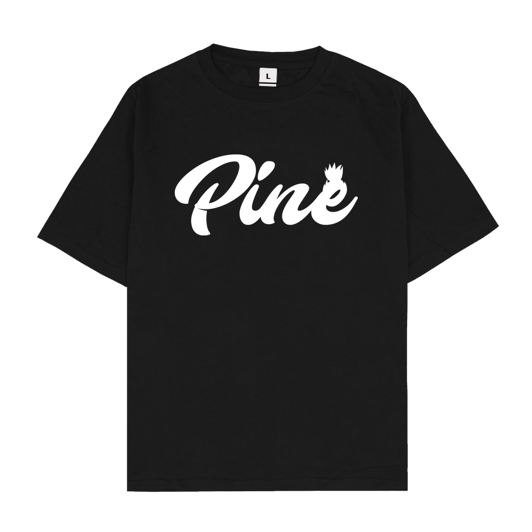 Pine Pine - Logo T-Shirt Oversize T-Shirt - Black