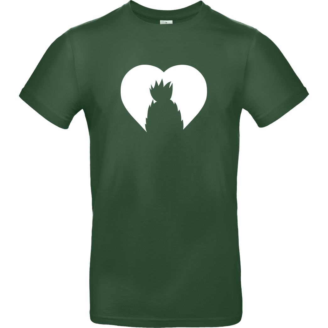 Pine Pine - Pine Love T-Shirt B&C EXACT 190 -  Bottle Green