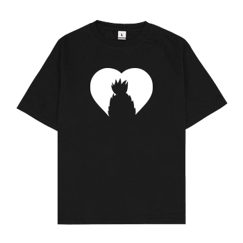 Pine Pine - Pine Love T-Shirt Oversize T-Shirt - Black