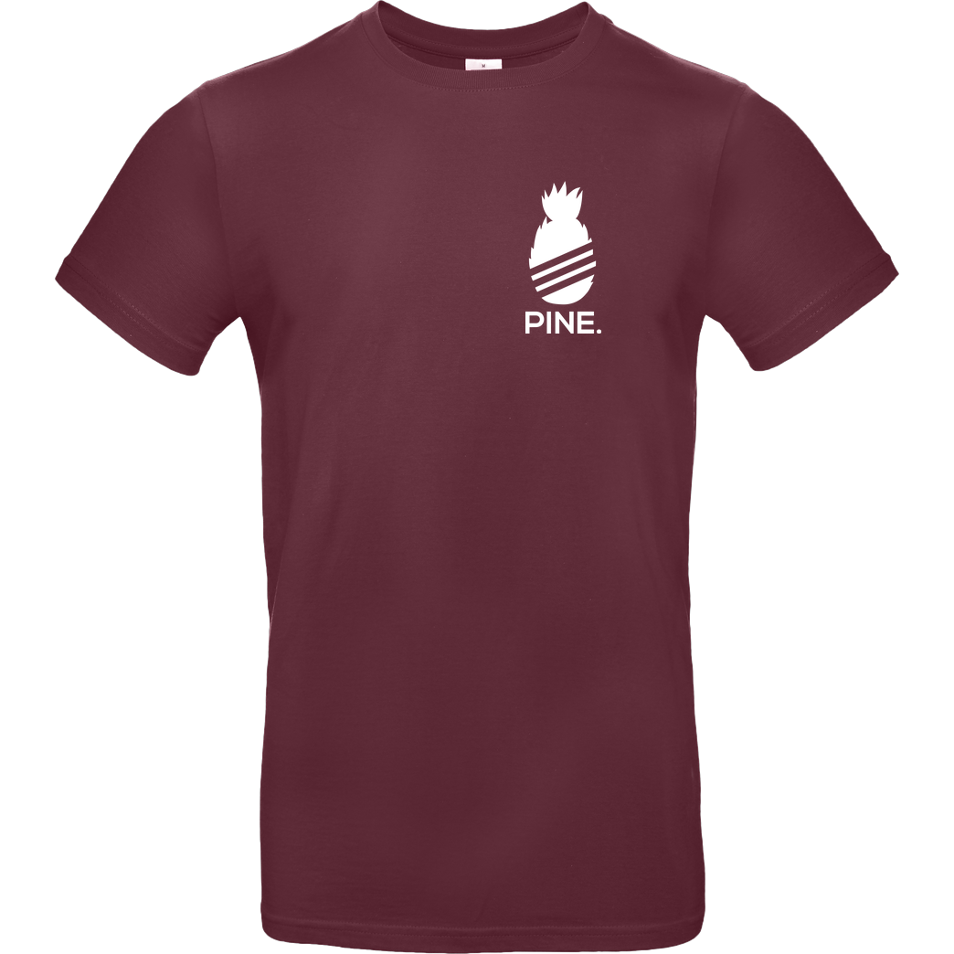 Pine Pine - Sporty Pine T-Shirt B&C EXACT 190 - Burgundy