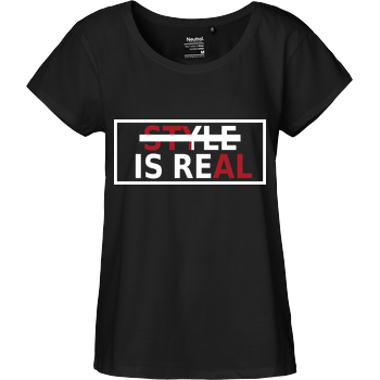 playtituscom - Style is Real Fairtrade Loose Fit Girlie - black