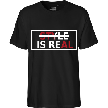 playtituscom - Style is Real Fairtrade T-Shirt - black