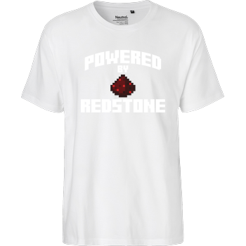Powered by Redstone Fairtrade T-Shirt - white