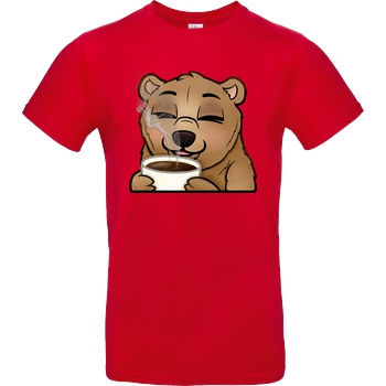 Powie Powie - Kaffee T-Shirt B&C EXACT 190 - Red