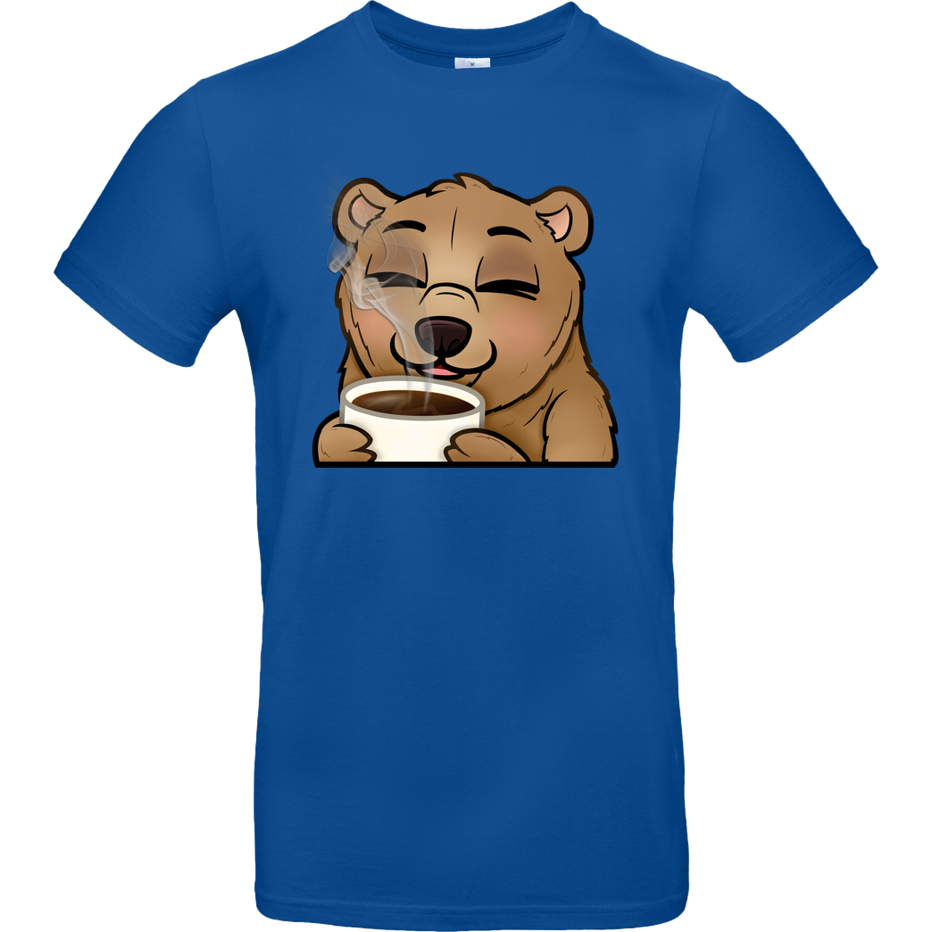 Powie Powie - Kaffee T-Shirt B&C EXACT 190 - Royal Blue