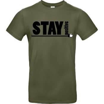 powrotTV powrotTV - stay positive T-Shirt B&C EXACT 190 - Khaki