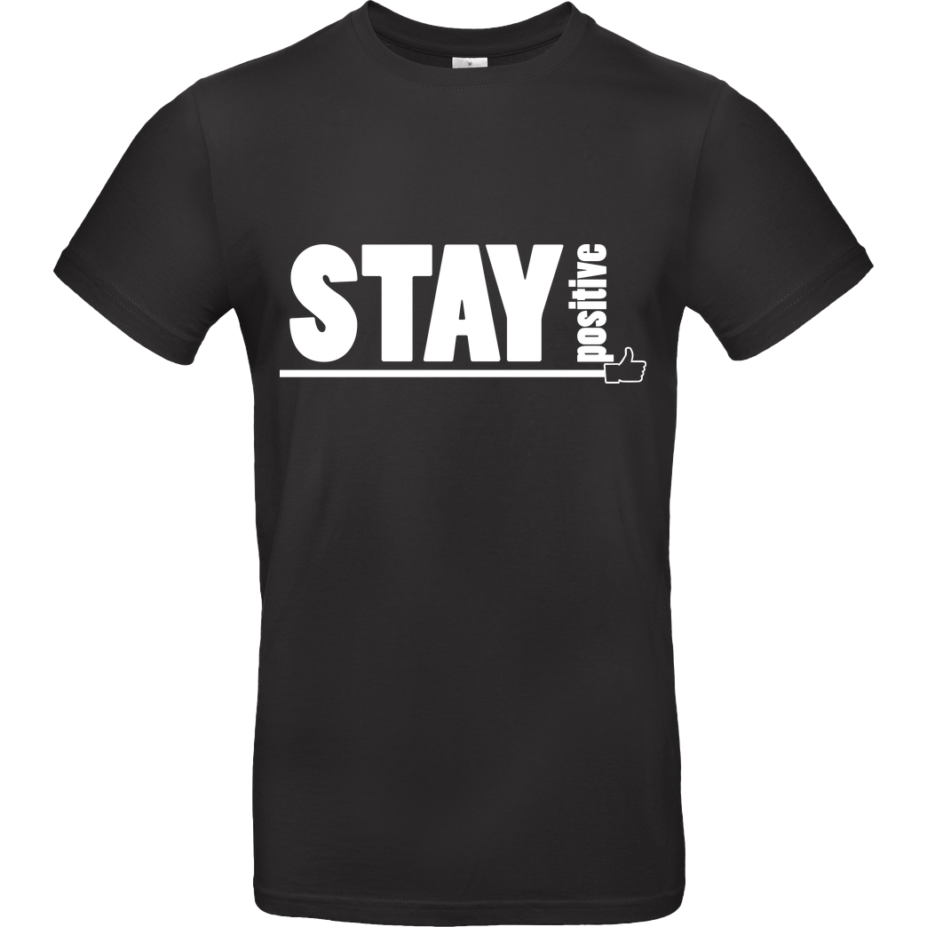 powrotTV powrotTV - stay positive T-Shirt B&C EXACT 190 - Black