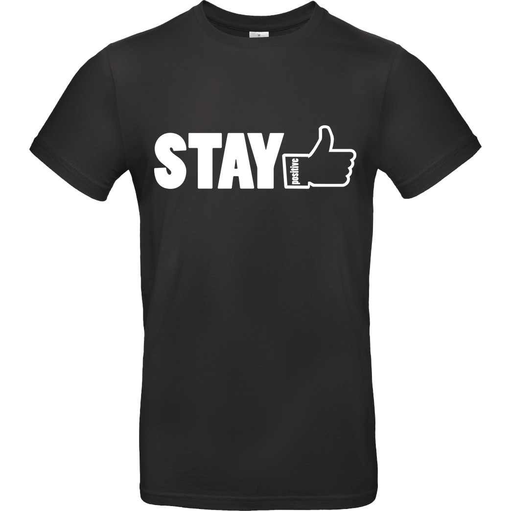 powrotTV powrotTV - stay positive T-Shirt B&C EXACT 190 - Black