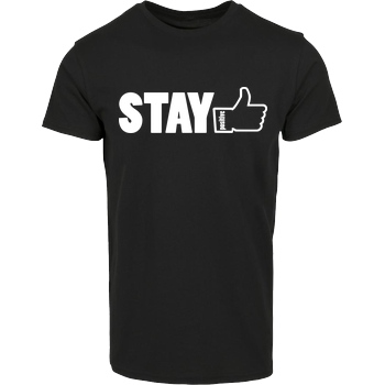 powrotTV powrotTV - stay positive T-Shirt House Brand T-Shirt - Black