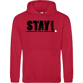 powrotTV - stay positive JH Hoodie - red
