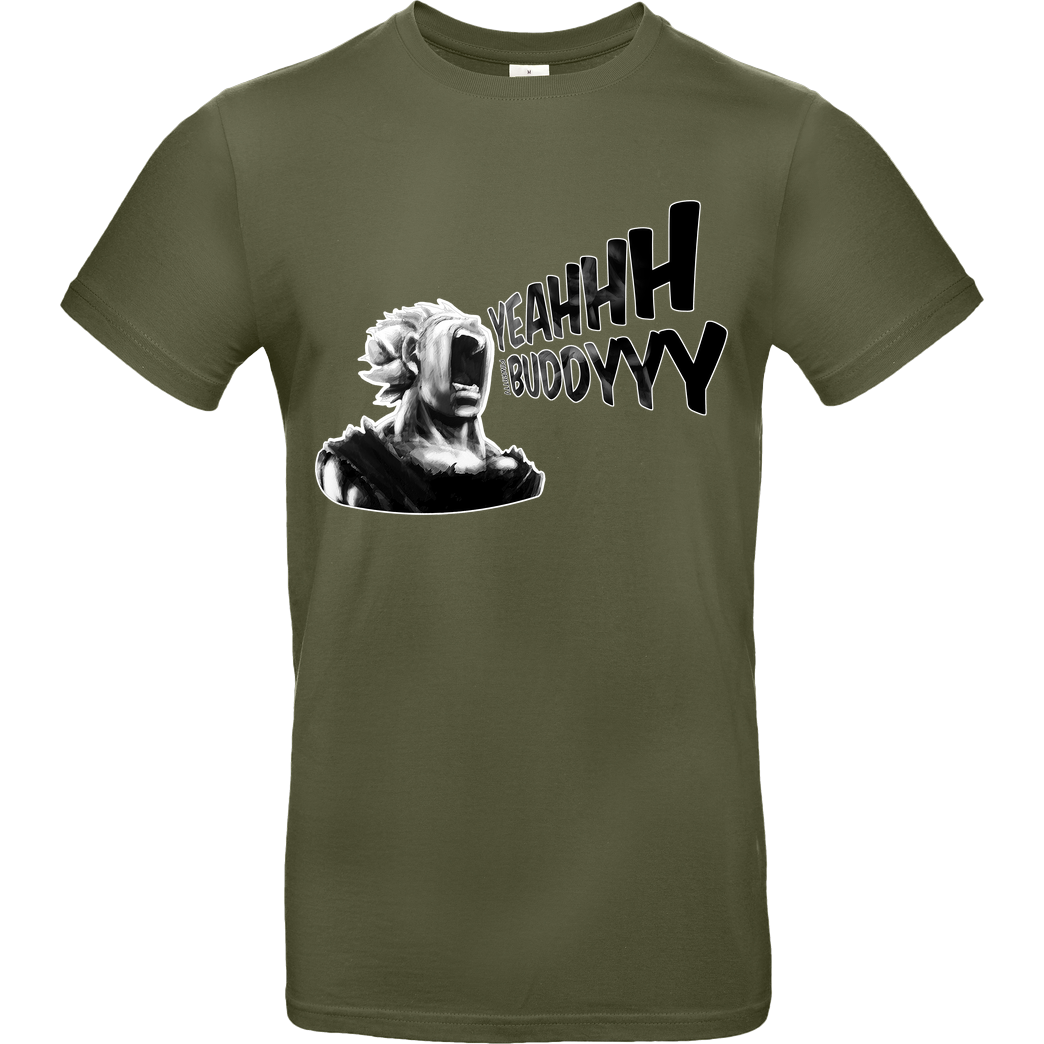 powrotTV powrotTV - Yeah Buddy T-Shirt B&C EXACT 190 - Khaki