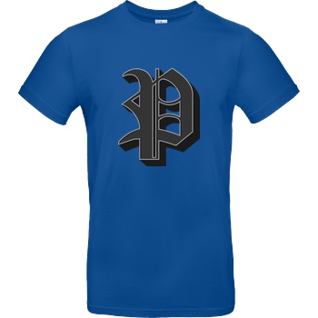 Poxari Poxari - Logo T-Shirt B&C EXACT 190 - Royal Blue