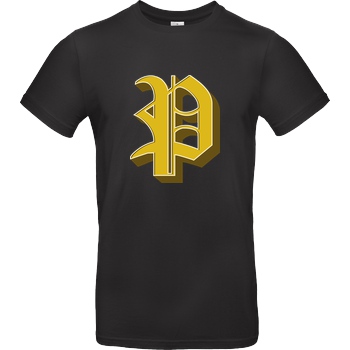 Poxari Poxari - Logo T-Shirt B&C EXACT 190 - Black