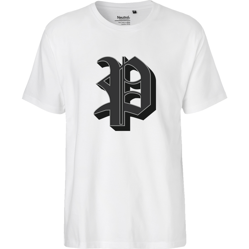 Poxari Poxari - Logo T-Shirt Fairtrade T-Shirt - white