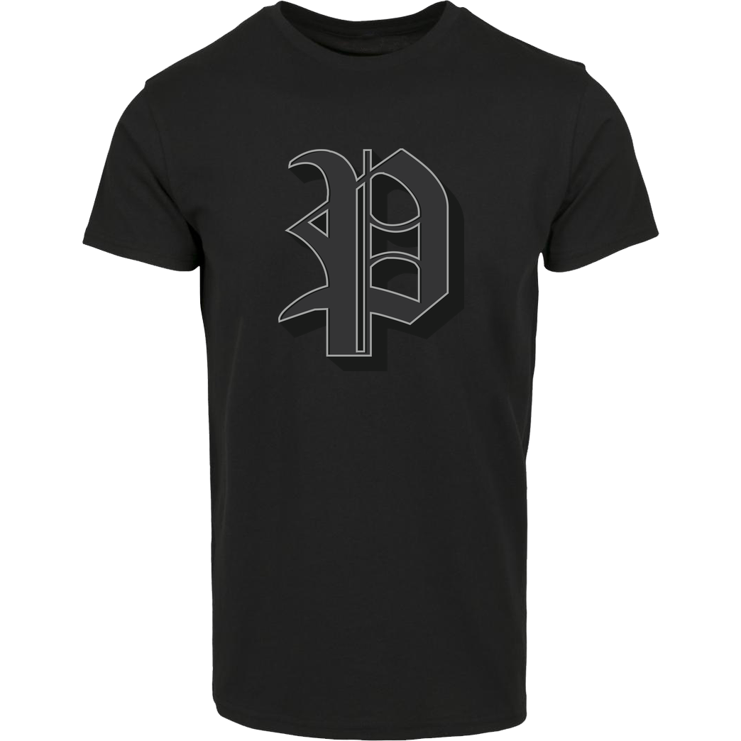 Poxari Poxari - Logo T-Shirt House Brand T-Shirt - Black