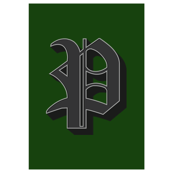 Poxari - Logo Art Print green