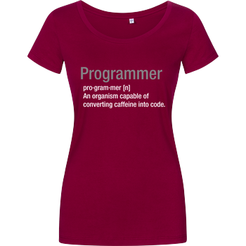 Programmer Girlshirt berry