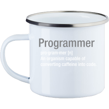 Programmer Enamel Mug