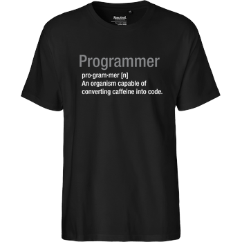 Programmer Fairtrade T-Shirt - black