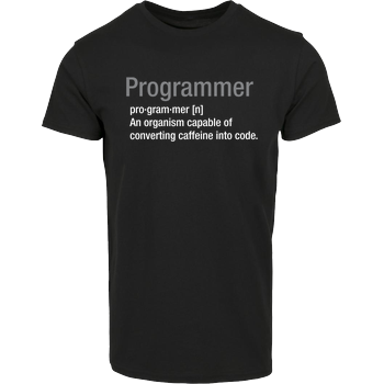Programmer House Brand T-Shirt - Black
