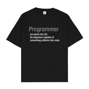 Programmer Oversize T-Shirt - Black