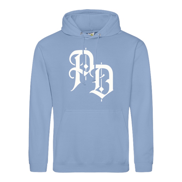 Puffreisdaddy - Puffreis Daddy - Front - PD-Logo - Back Mask - Sweatshirt - JH Hoodie - sky blue