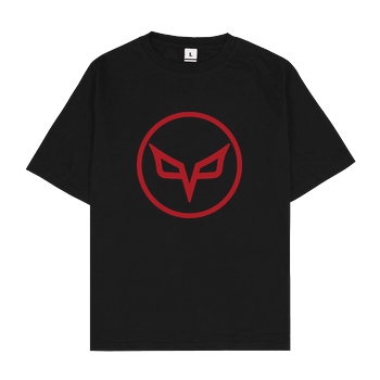 PvP PVP - Circle Logo Large T-Shirt Oversize T-Shirt - Black