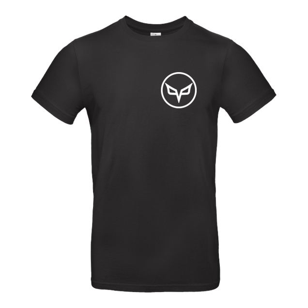 PvP - PVP - Circle Logo Small - T-Shirt - B&C EXACT 190 - Black